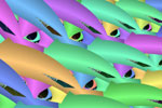 Parrot Heads Fractal Wallpaper
