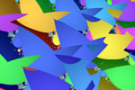 Picasso Flowers Fractal Wallpaper