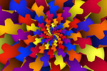 Rainbow Vortex Fractal 5