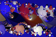 Rusty Blue Bubbles Fractal
