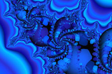 Blue Trees Fractal