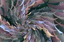 Earth Tones Vortex Fractal