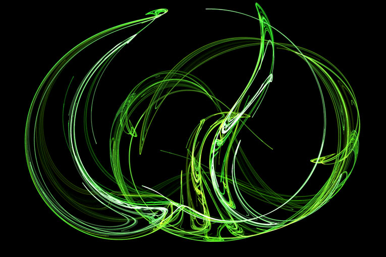 Green Flower Fractal