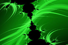Kelly Green Thorns Fractal