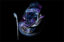 Peacock Fractal Flame