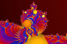 Rainbow Curl Fractal
