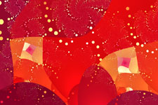 Red Bubble World Fractal