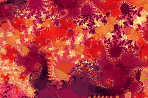 Red Density Fractal