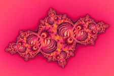 Red Ribbon Fractal Bug