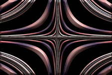 Metal Ribbon Cross Fractal