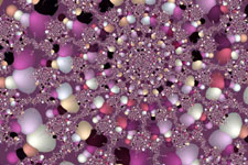 Purple Stones Fractal Spiral